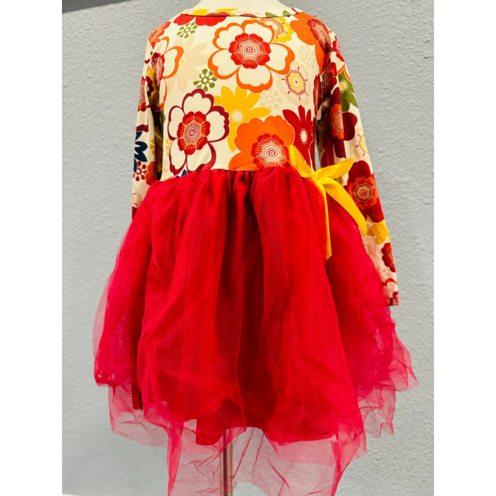 Wellington Designs Retro Floral Tulle Dress, Sz 5/6 NWT - Picture 9 of 10